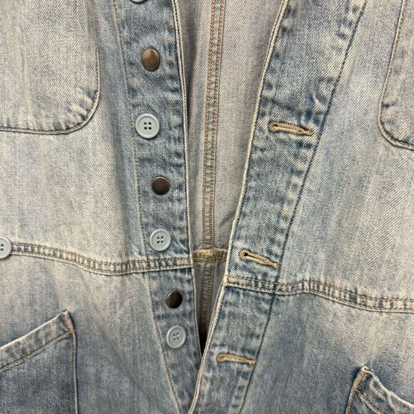 Pistola Grover Denim Jumpsuit size large - Picture 9 of 10